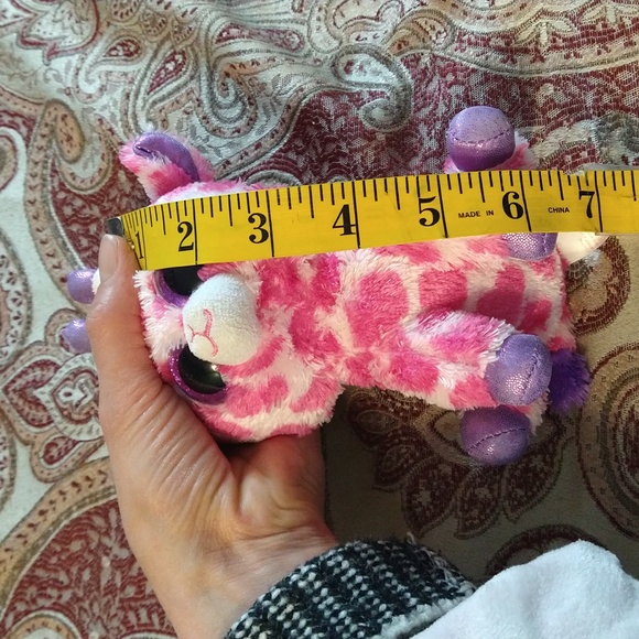 TY Beanie Boo Twigs the Pink Giraffe - Picture 10 of 13
